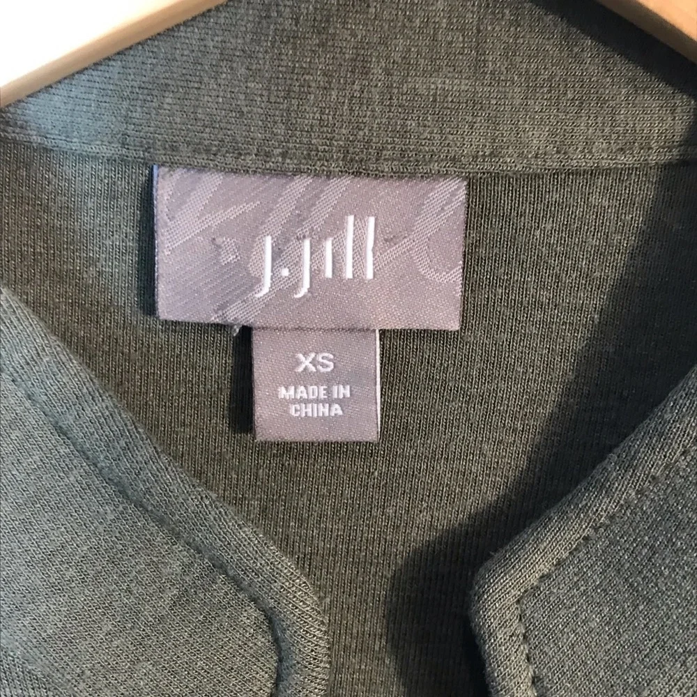 J. Jill Olive GreenSoft Blazer Knit Jacket